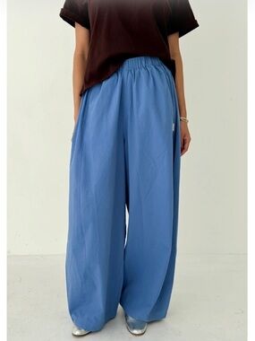 Le Bon Shoppe Parachute Pants Blue